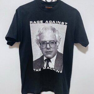 BERNIE SANDERS 2020 RAGE AGAINST THE MACHINE BLACK COME TEES